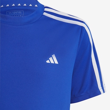 mėlyna ADIDAS SPORTSWEAR Treniruočių kostiumas 'Train Essentials Aeroready 3-Stripes -Fit'