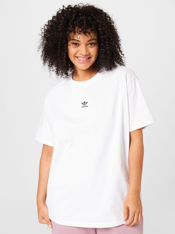 ADIDAS ORIGINALS T-shirt i vit: framsida