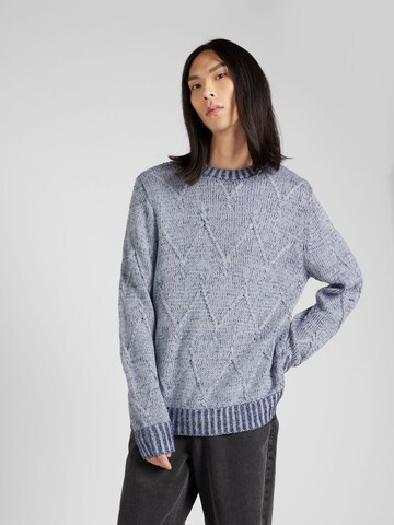 Pulover de la TOPMAN pe albastru: față