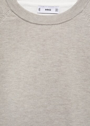 MANGO MAN Pullover 'Ten in Grau