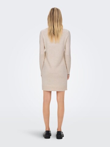 ONLY Gebreide jurk 'ONLRica' in Beige