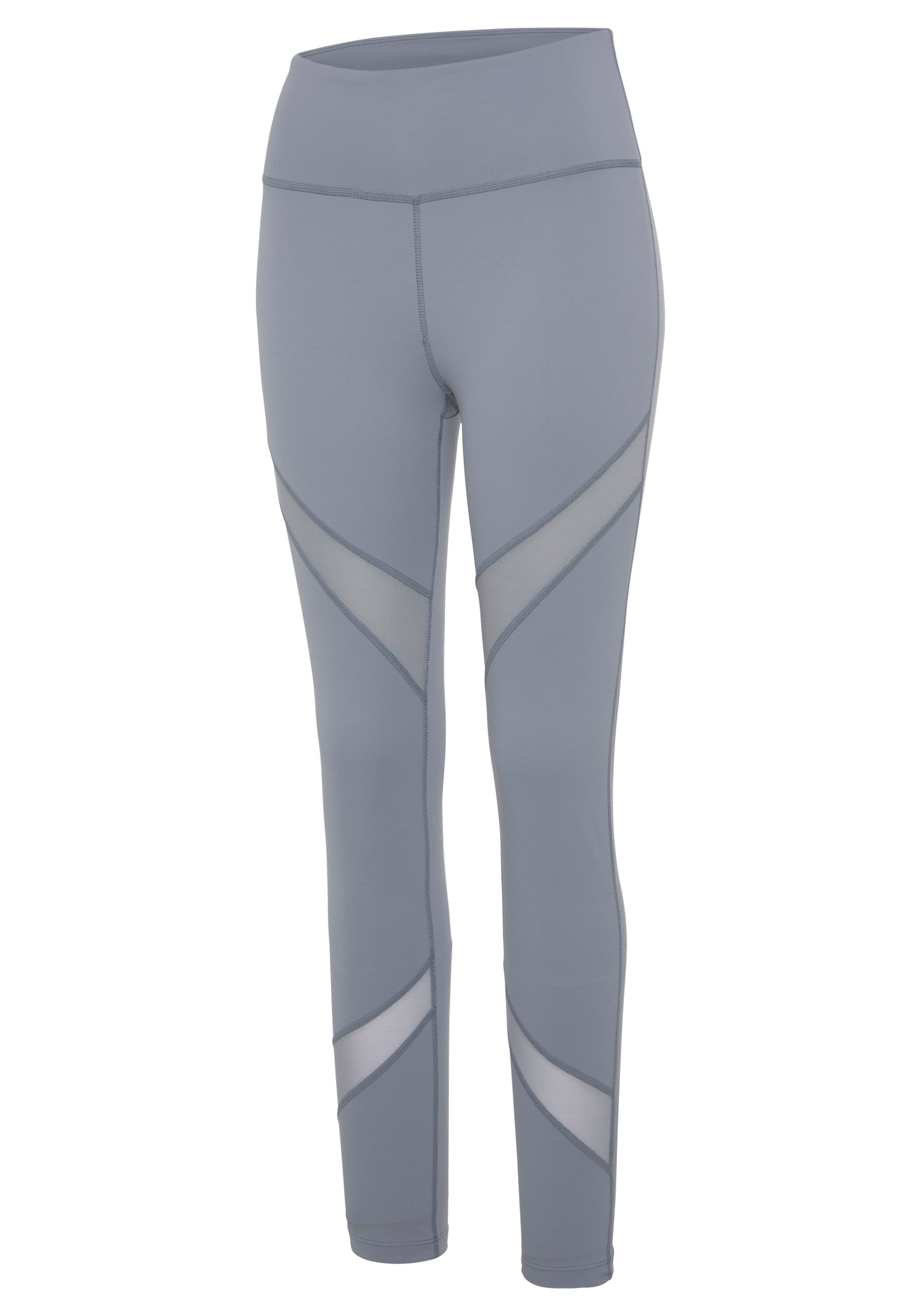 LASCANA ACTIVE Skinny Παντελόνι φόρμας σε γκρι