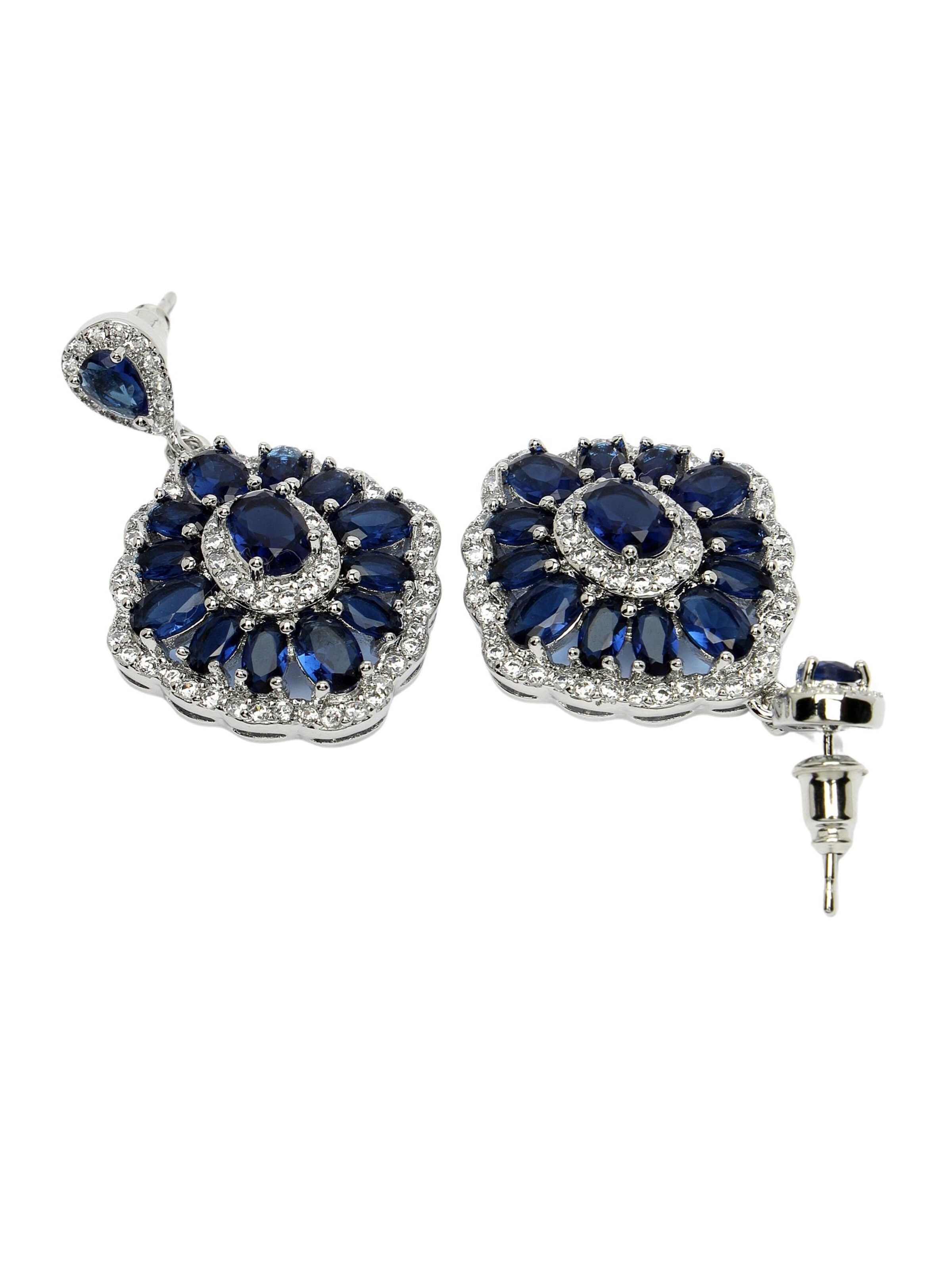 AVANT-GARDE PARIS Oorbellen 'Emiliara' in Blauw