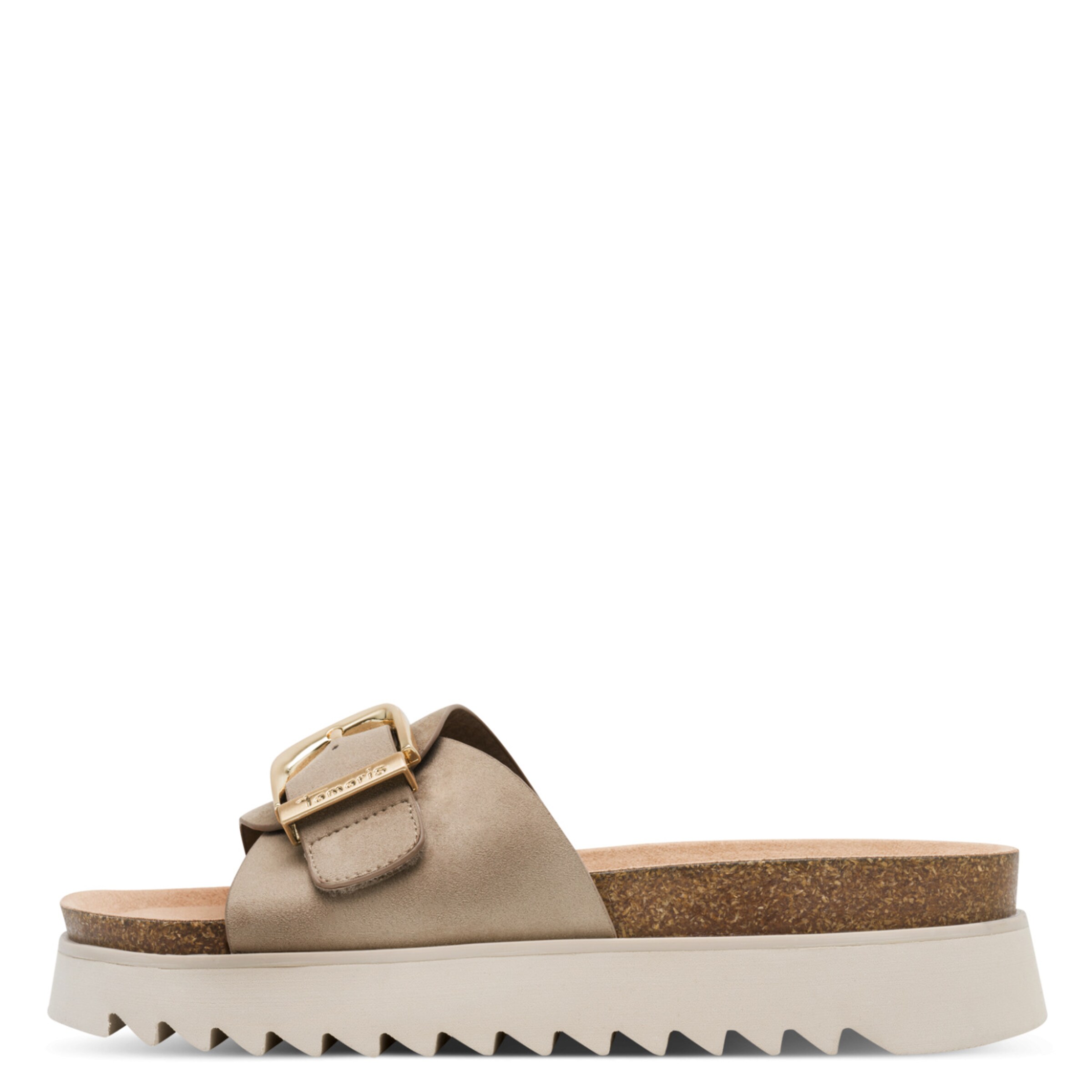 Tamaris T-Bar Sandals in Brown