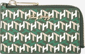 TOMMY HILFIGER Wallet in Green: front