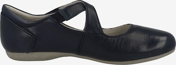 JOSEF SEIBEL Ballet Flats with Strap 'Fiona' in Blue