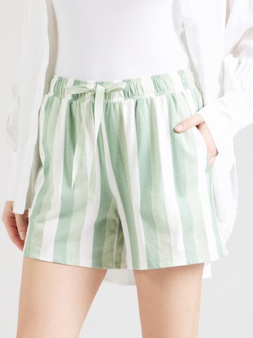 Pantaloncini da pigiama 'Mix & Match' di TRIUMPH in verde: frontale