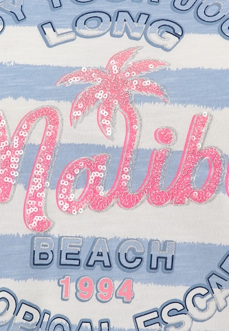 Key Largo T-shirt 'Malibu' i blå