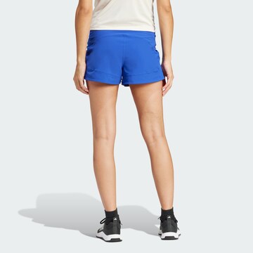 ADIDAS PERFORMANCE Regular Workout Pants 'Pacer Woven Stretch Training Maternity' in Blue