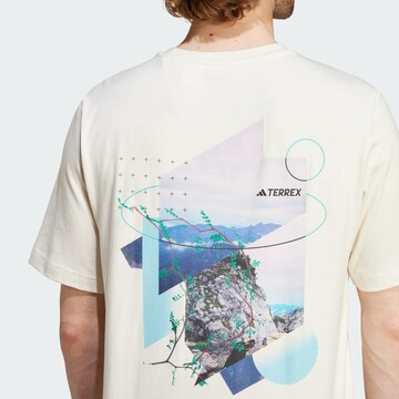 T-Shirt fonctionnel ADIDAS TERREX en blanc
