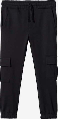 MANGO KIDS Regular Pants 'Palermo' in Black: front