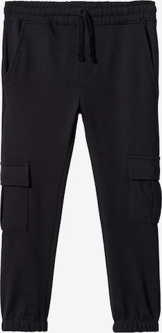 MANGO KIDS Pants 'Palermo' in Black: front