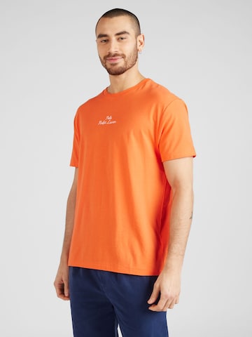 T-Shirt Polo Ralph Lauren en orange : devant