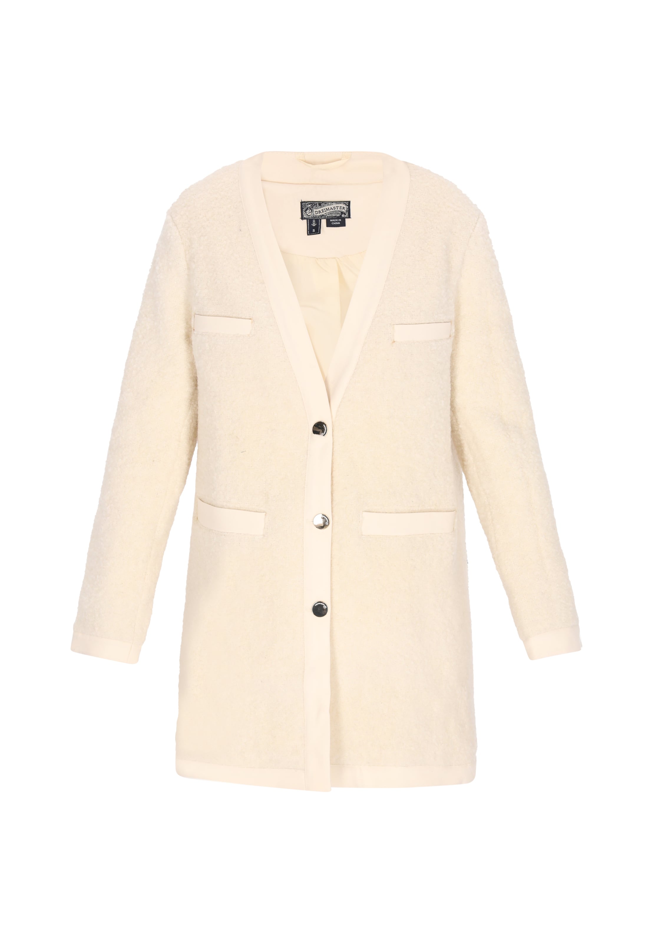 DreiMaster Vintage Blejzer - Biela: predná strana