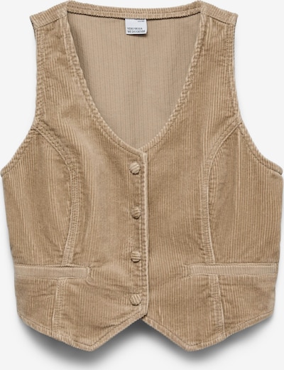 VERO MODA Weste 'VMSHELLY' in beige, Produktansicht