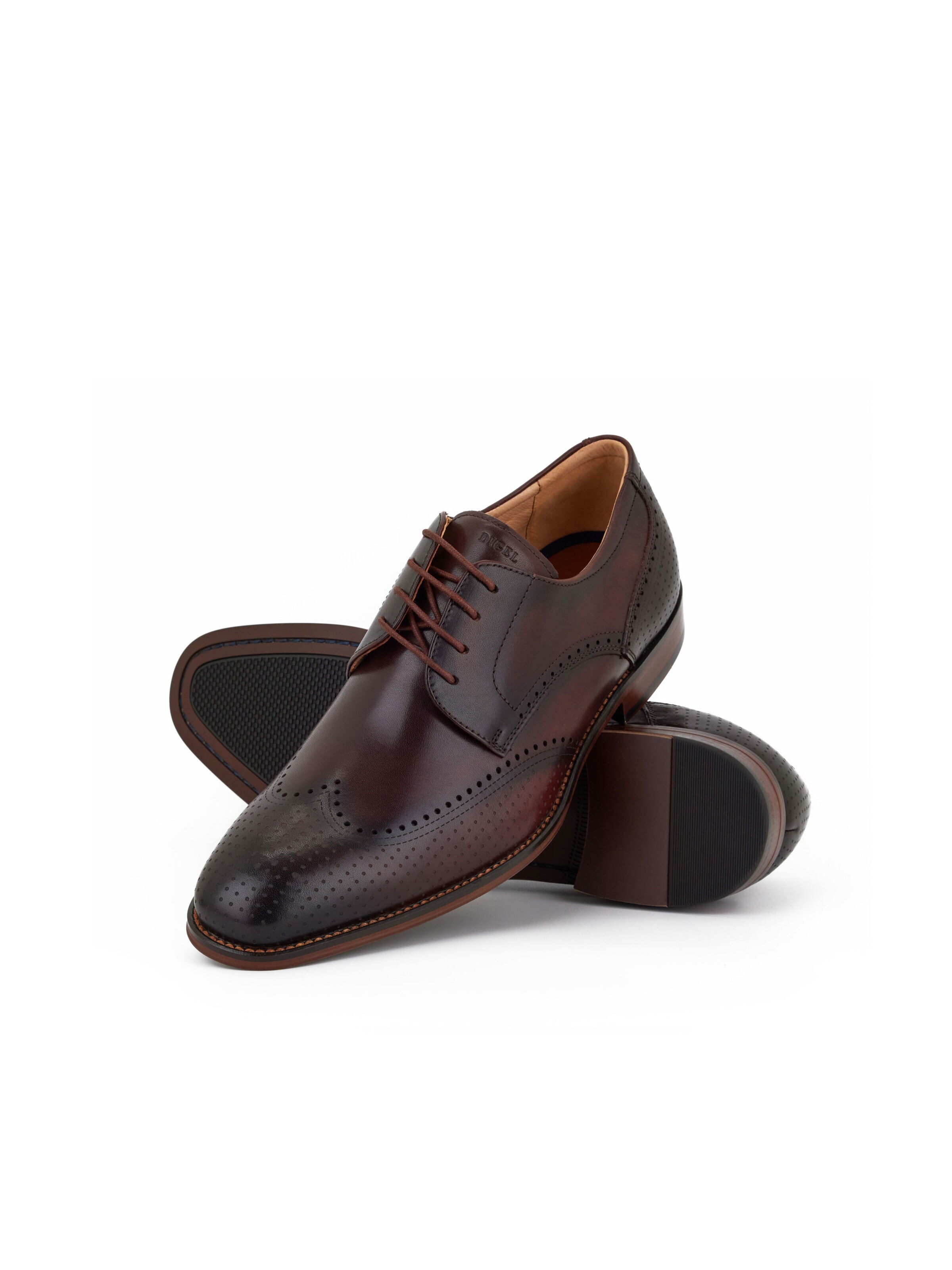 Digel Lace-Up Shoes 'Selleng' in Brown