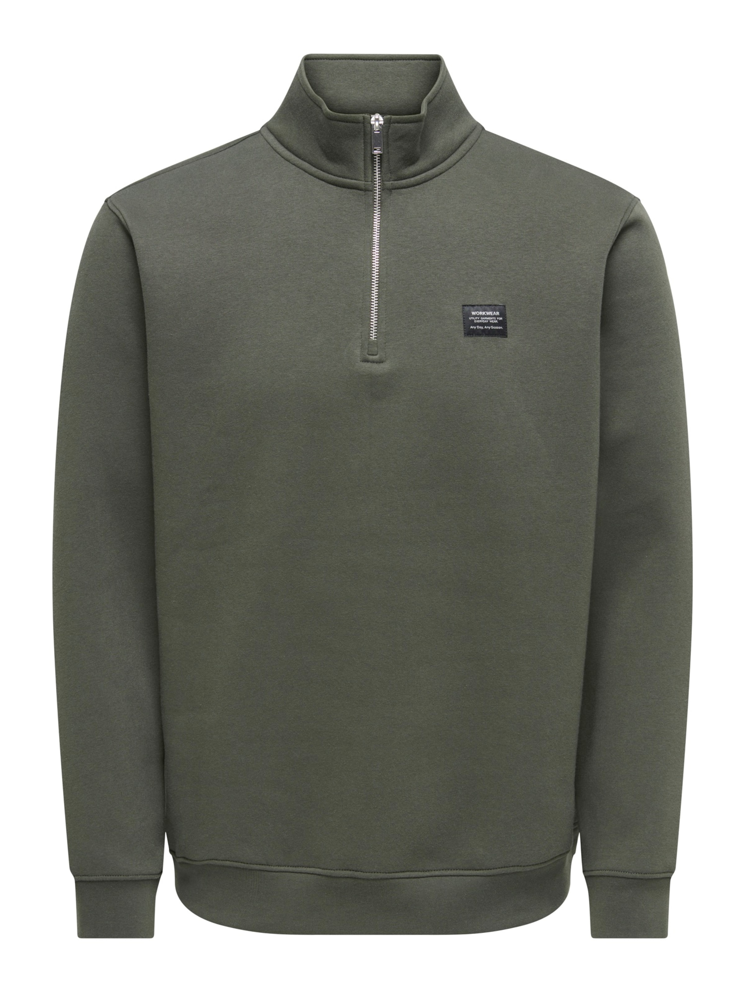 Only & Sons Mikina 'ONSDAWSON' – šedá: přední strana