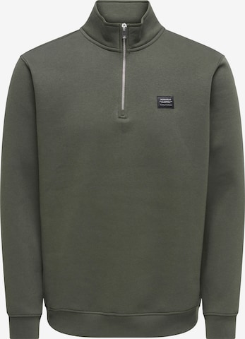 Only & Sons Mikina 'ONSDAWSON' – šedá: přední strana