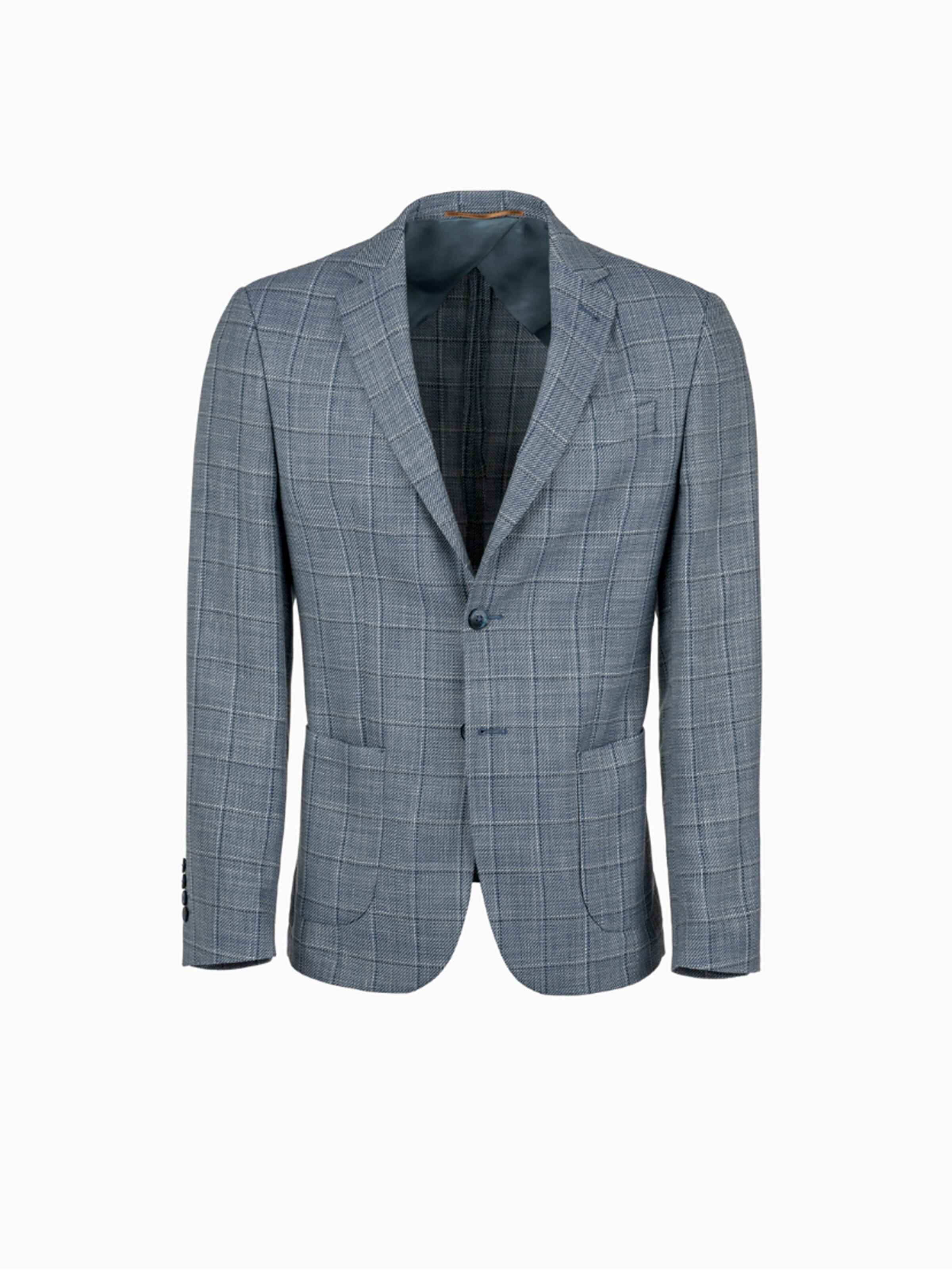 OZETA Regular fit Business Blazer 'Elegant' in Blue: front