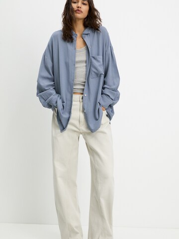 Pull&Bear Bluse i blå