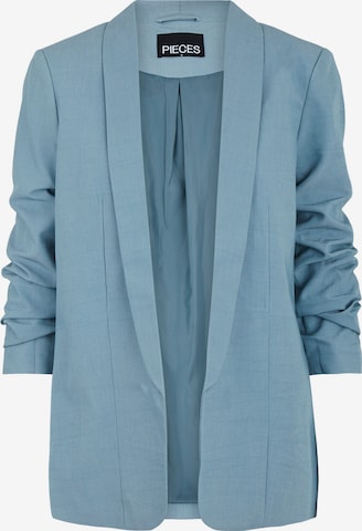 PIECES Blazer 'PCBOSELLA' in Blue: front