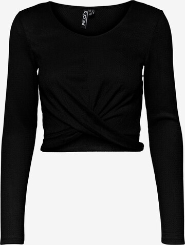 PIECES Shirt 'BIA' in Black: front