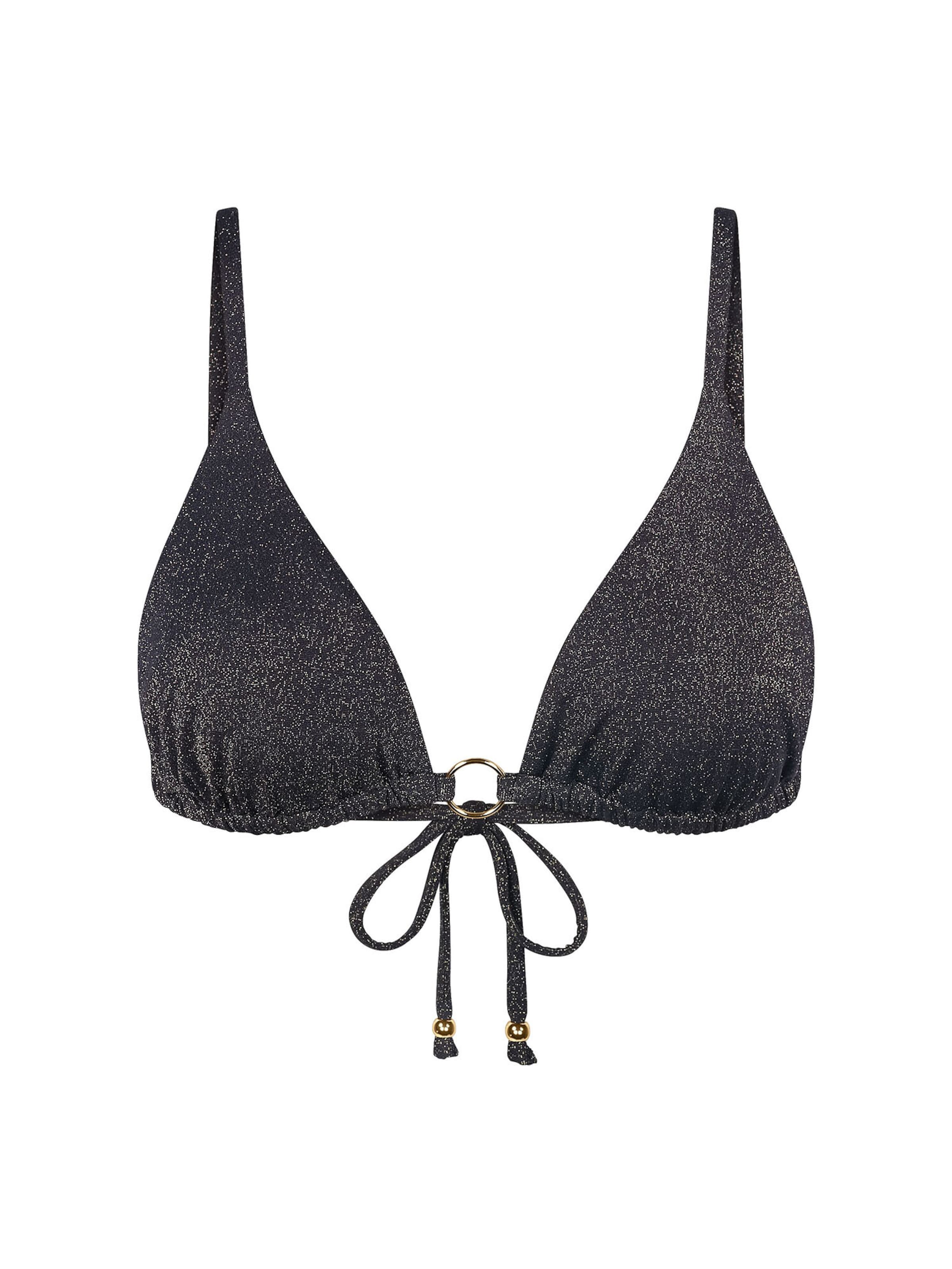 TRIUMPH Bikini Top ' Red Label Summer Sunset ' in Black: front