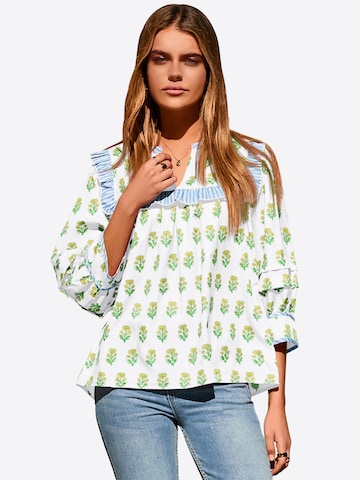 Imily Bela Bluza | bela barva: sprednja stran