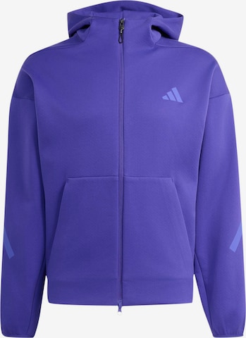 purpurinė ADIDAS SPORTSWEAR Sportinė striukė: priekis