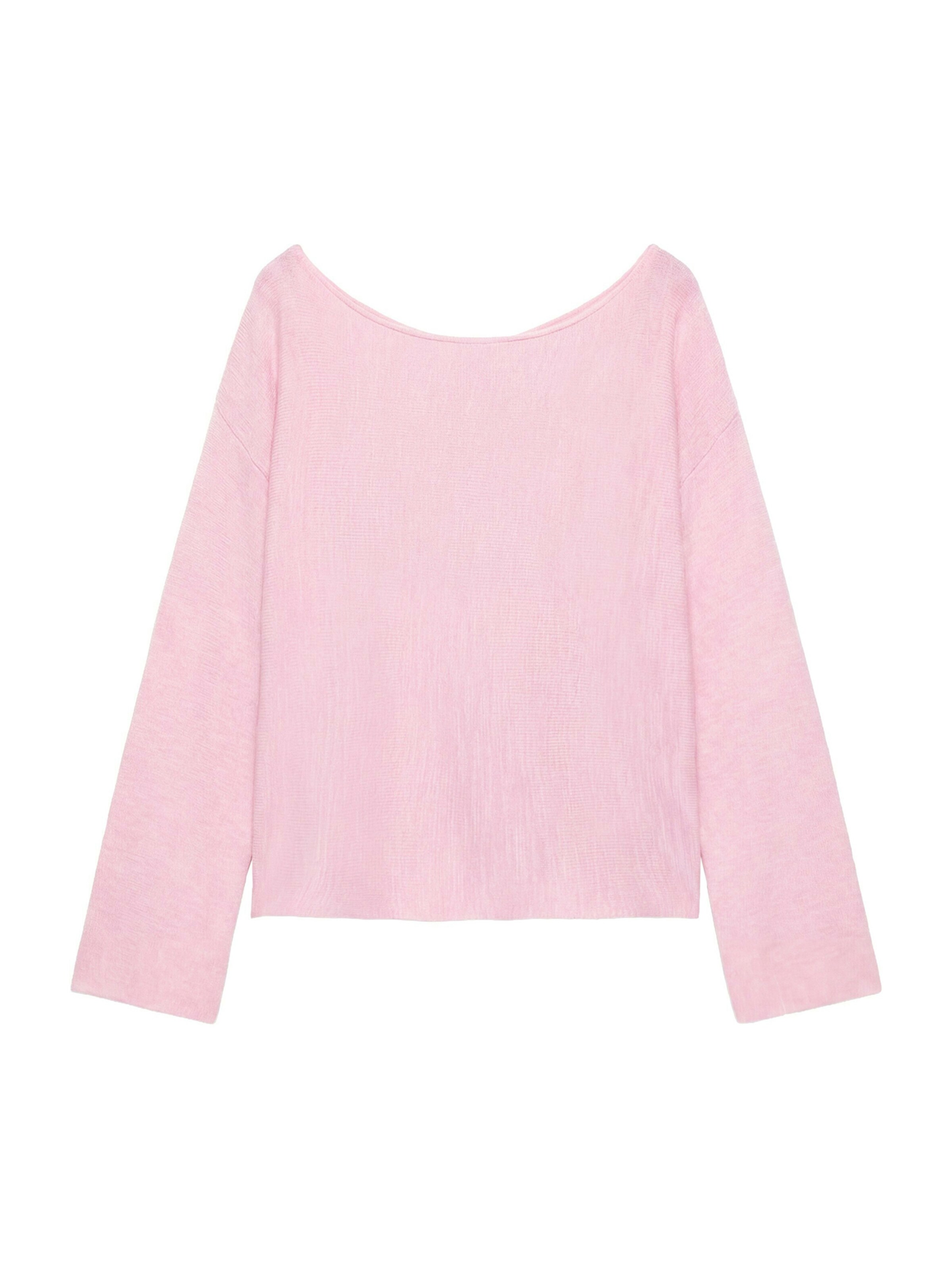 T-shirt Pull&Bear en rose : devant