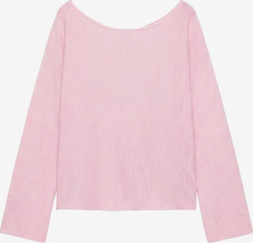 T-shirt Pull&Bear en rose : devant