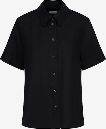 Chemisier SEIDENSTICKER en noir : devant