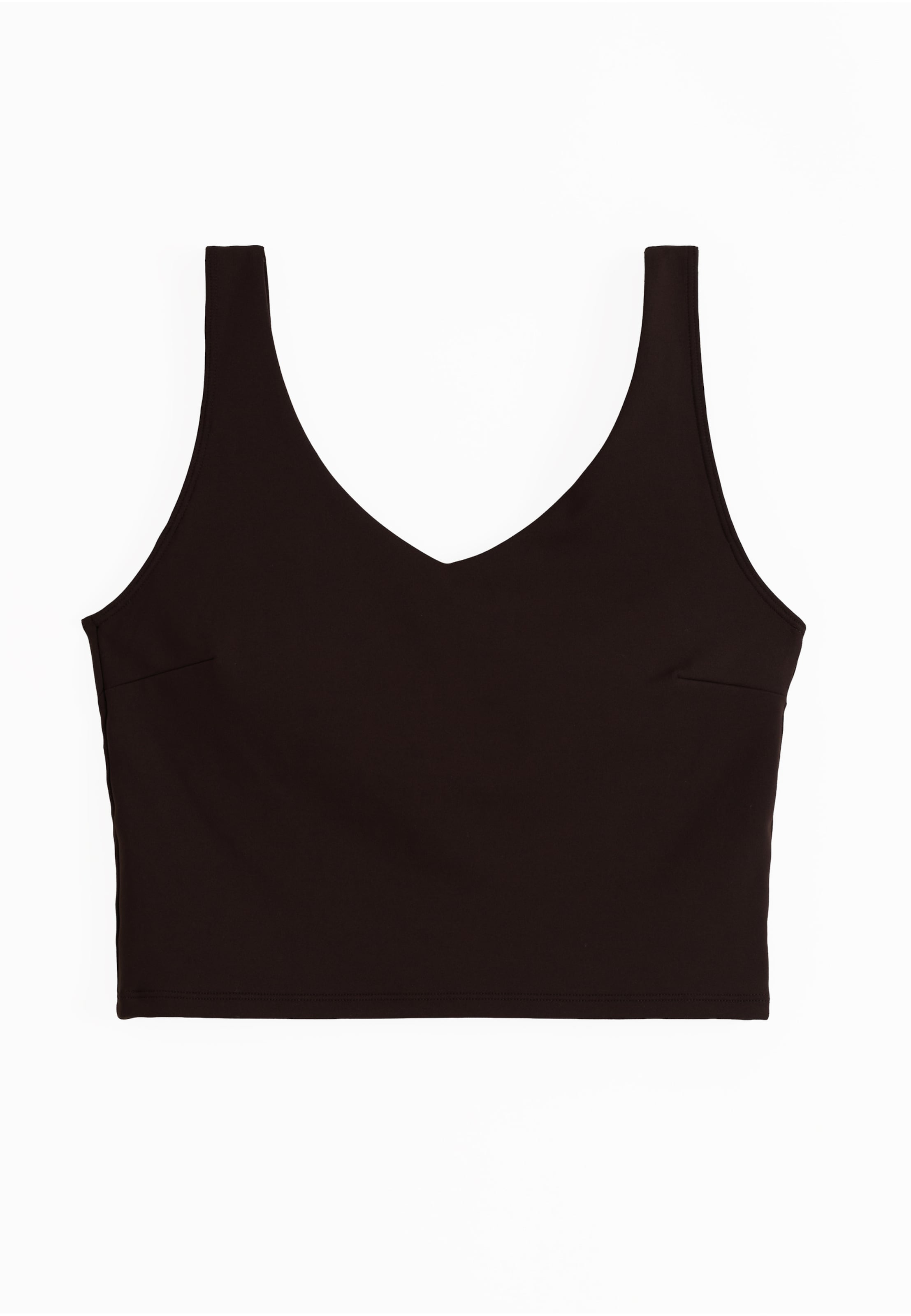 Reggiseno sportivo 'Sense' di Aim'n in marrone: frontale