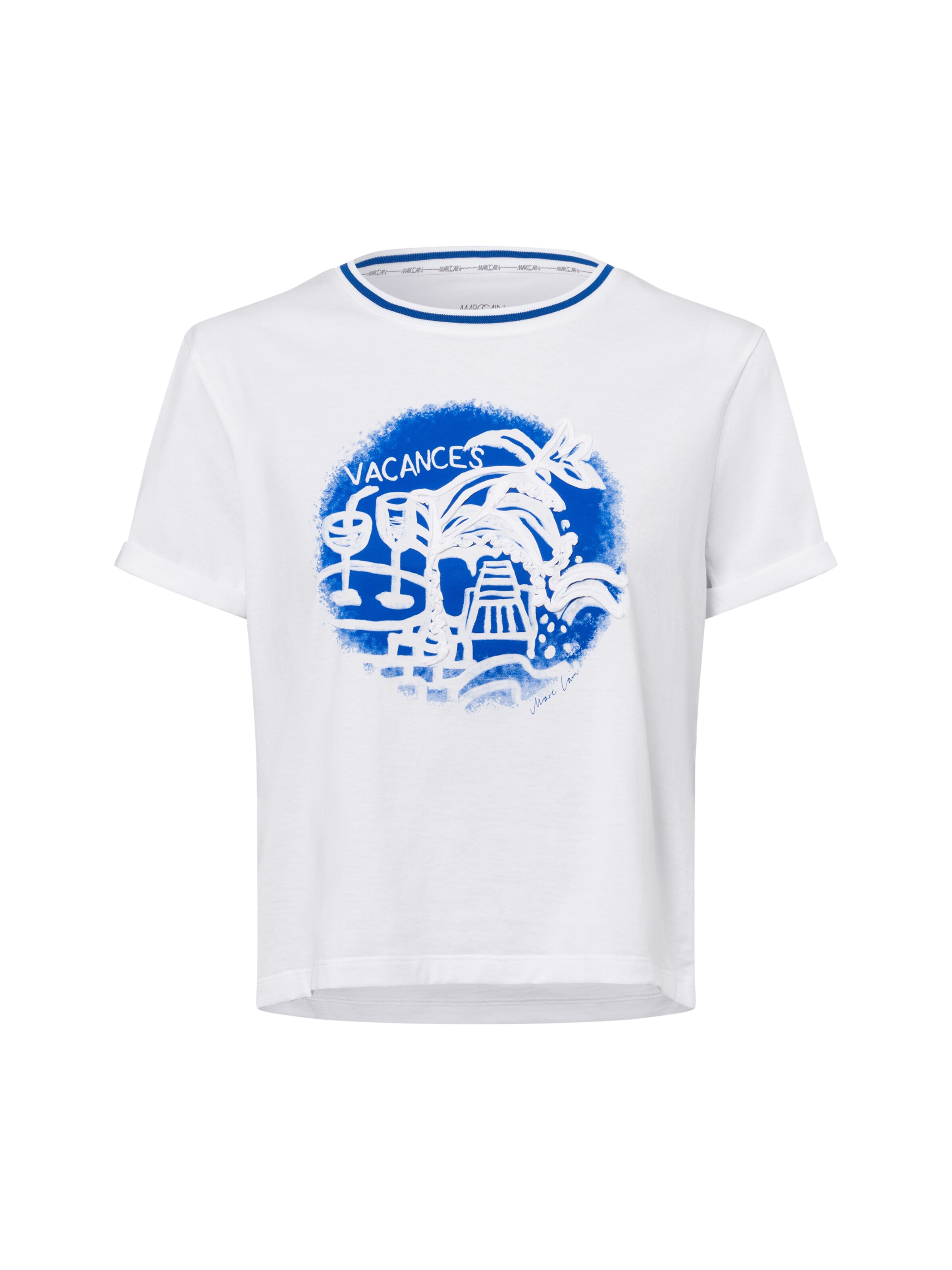 Marc Cain T-Shirt ' ' in Weiß: Vorderseite