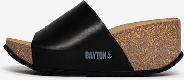 Bayton Mules 'Fuerte' in Black: front