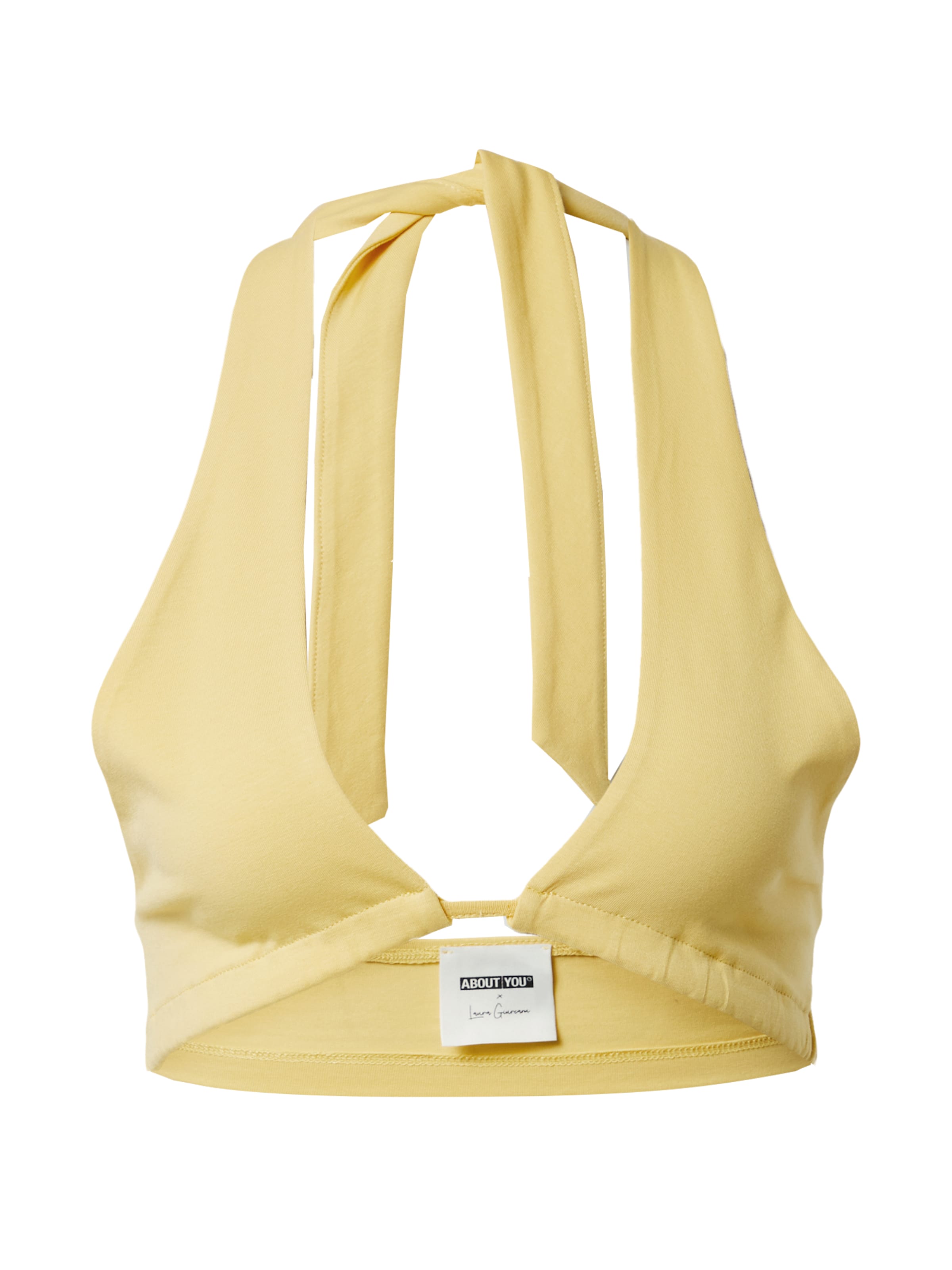 ABOUT YOU x Laura Giurcanu - Top en amarillo: frente