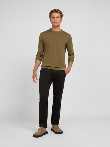 yazubi Slimfit Chinohose 'Kyle' in Schwarz