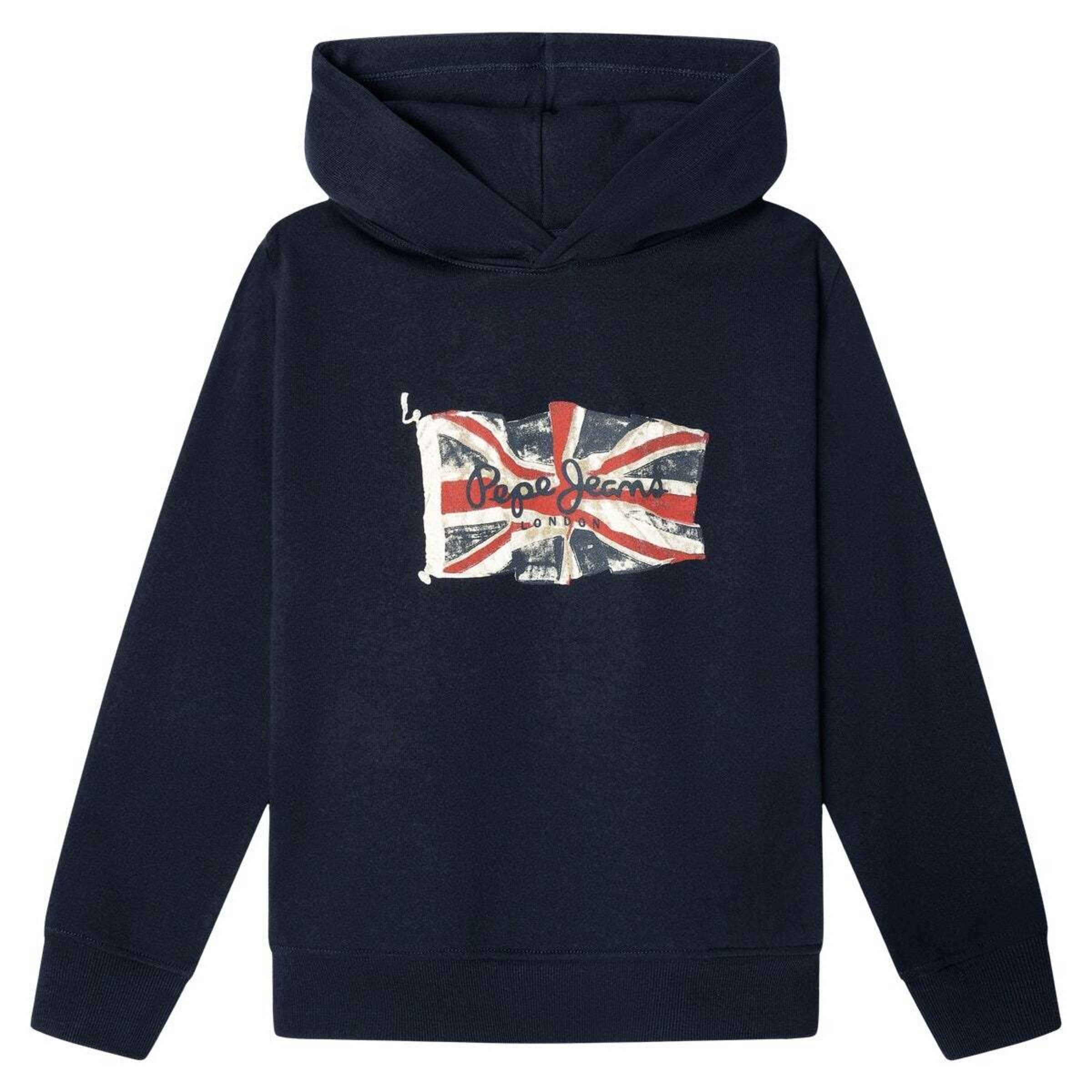 Pepe Jeans Sweatshirt 'Union Jack' in Blau: Vorderseite