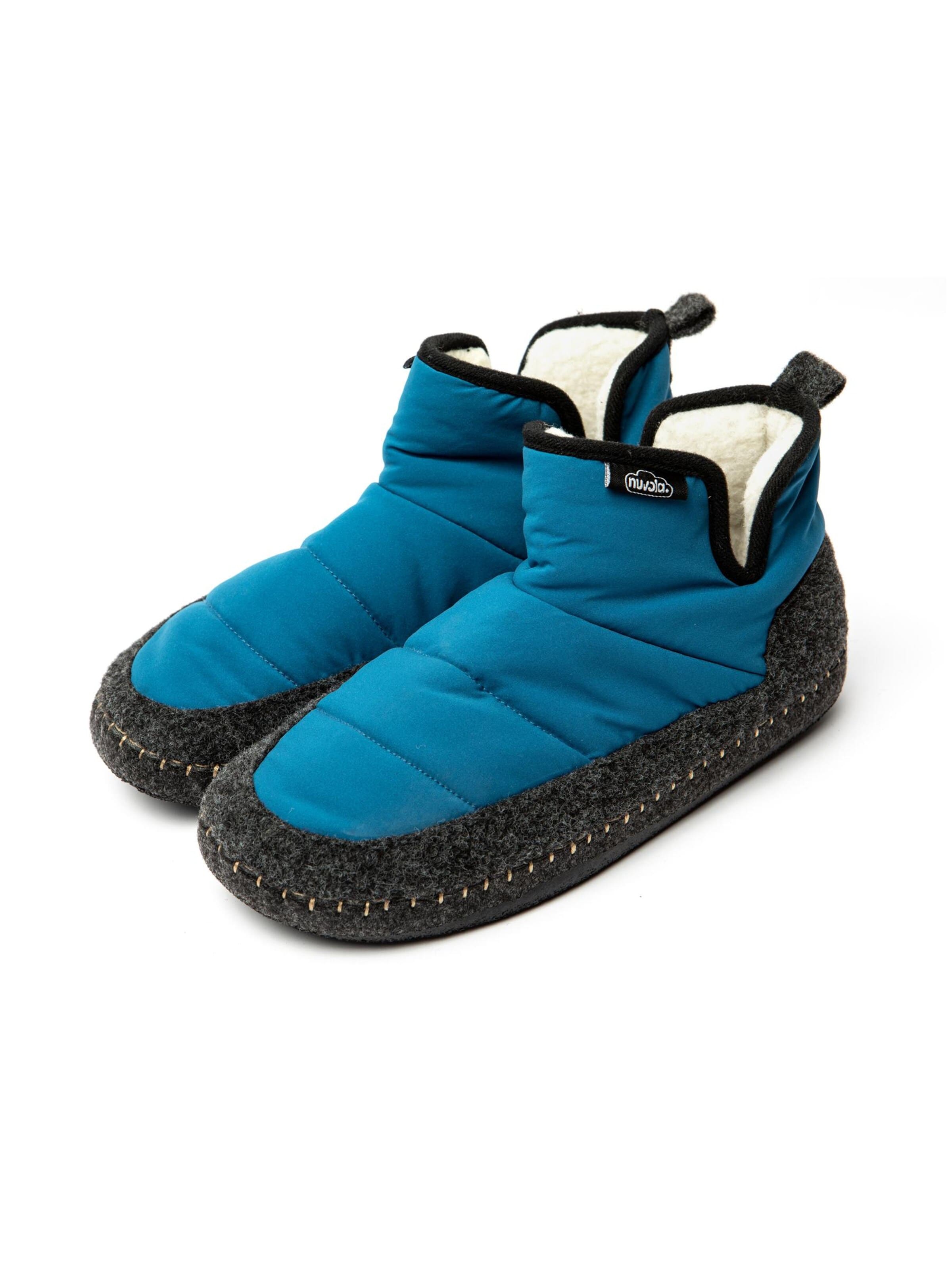 Nuvola. - Pantufa 'Boot New Wool' em verde