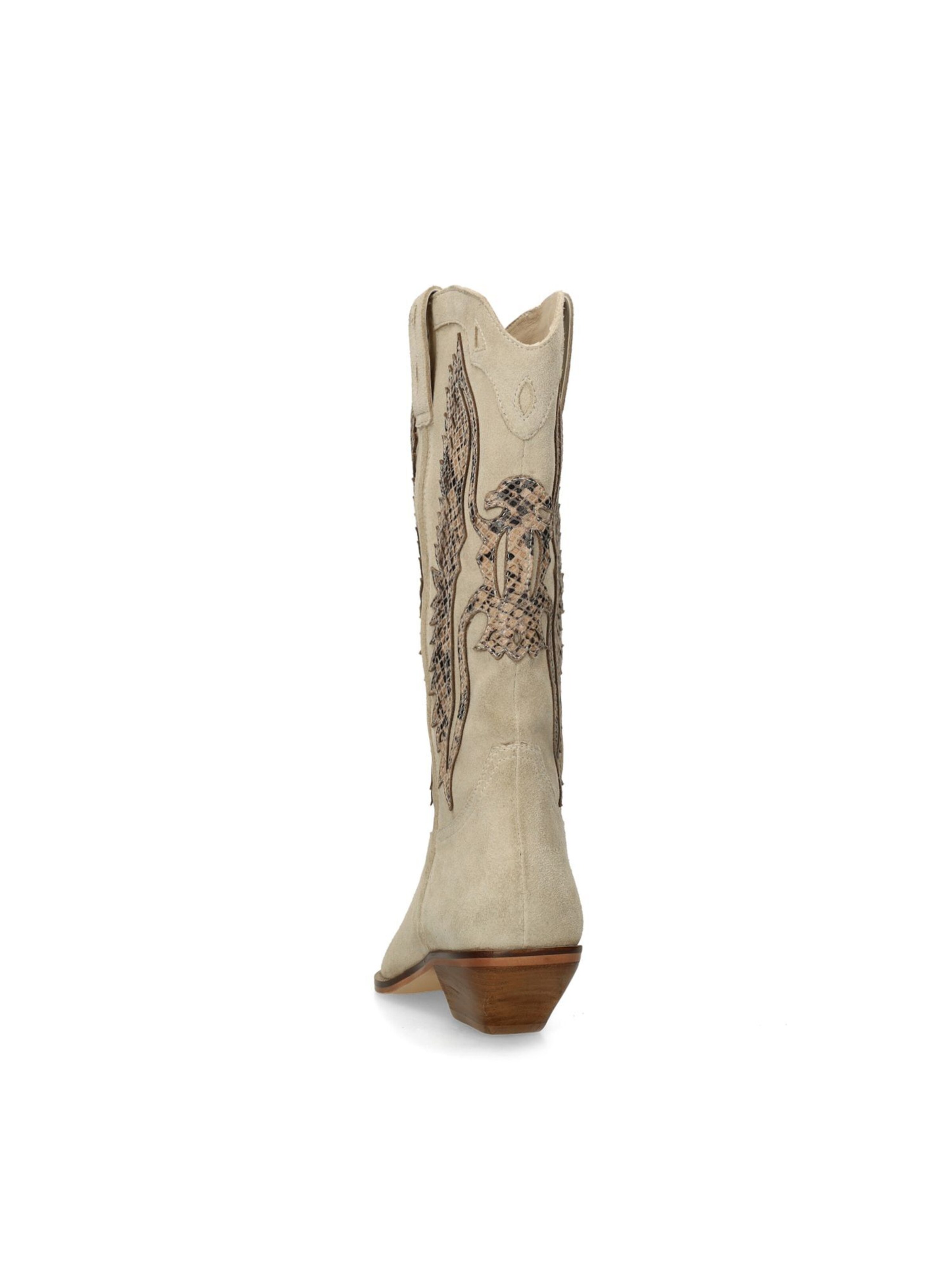 Bottes de cowboy SACHA en beige