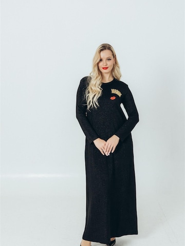 Abito da sera di RADADA in nero: frontale