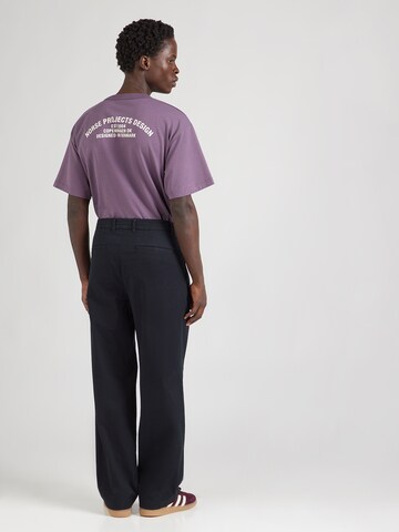 NORSE PROJECTS Loosefit Veckad byxa 'Hestur' i svart