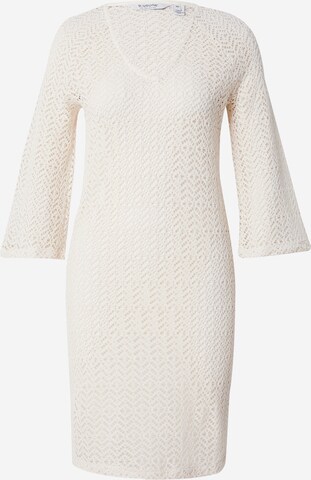 b.young Knit dress 'MILON' in Beige: front