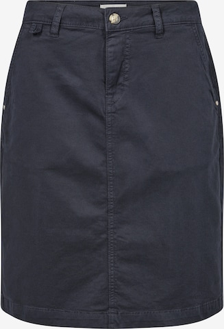 Cream - Falda 'Berta' en azul: frente