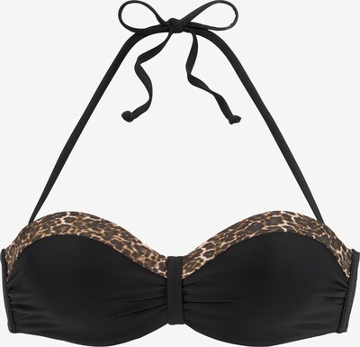 LASCANA Bikini Top 'Adele' in Kitt / Brown / Dark brown / Black, Item view