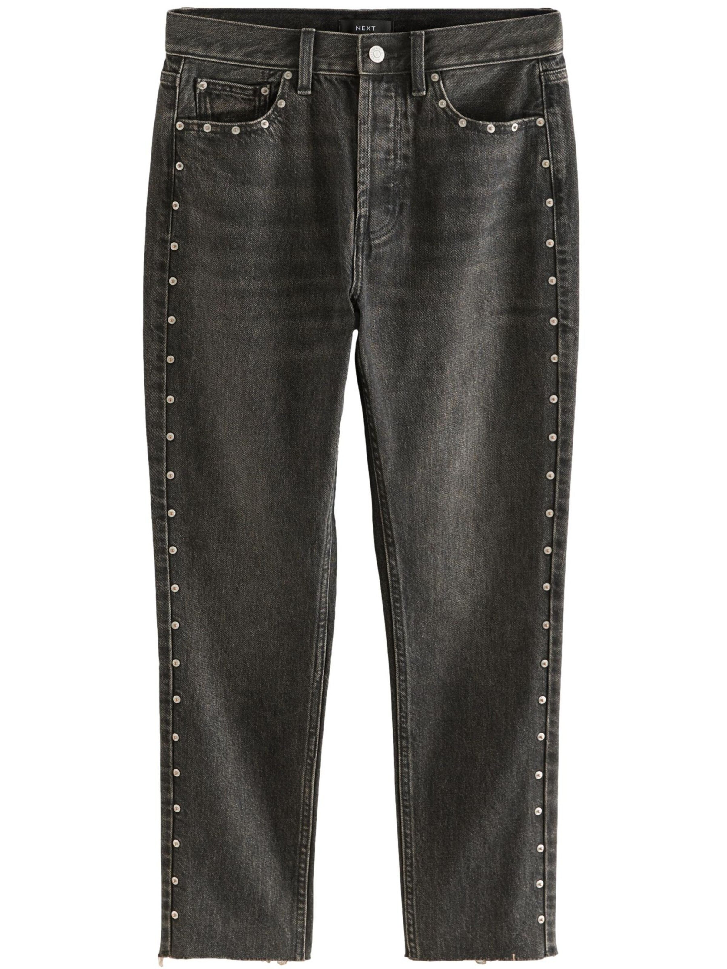 Next Loosefit Jeans in Schwarz: Vorderseite