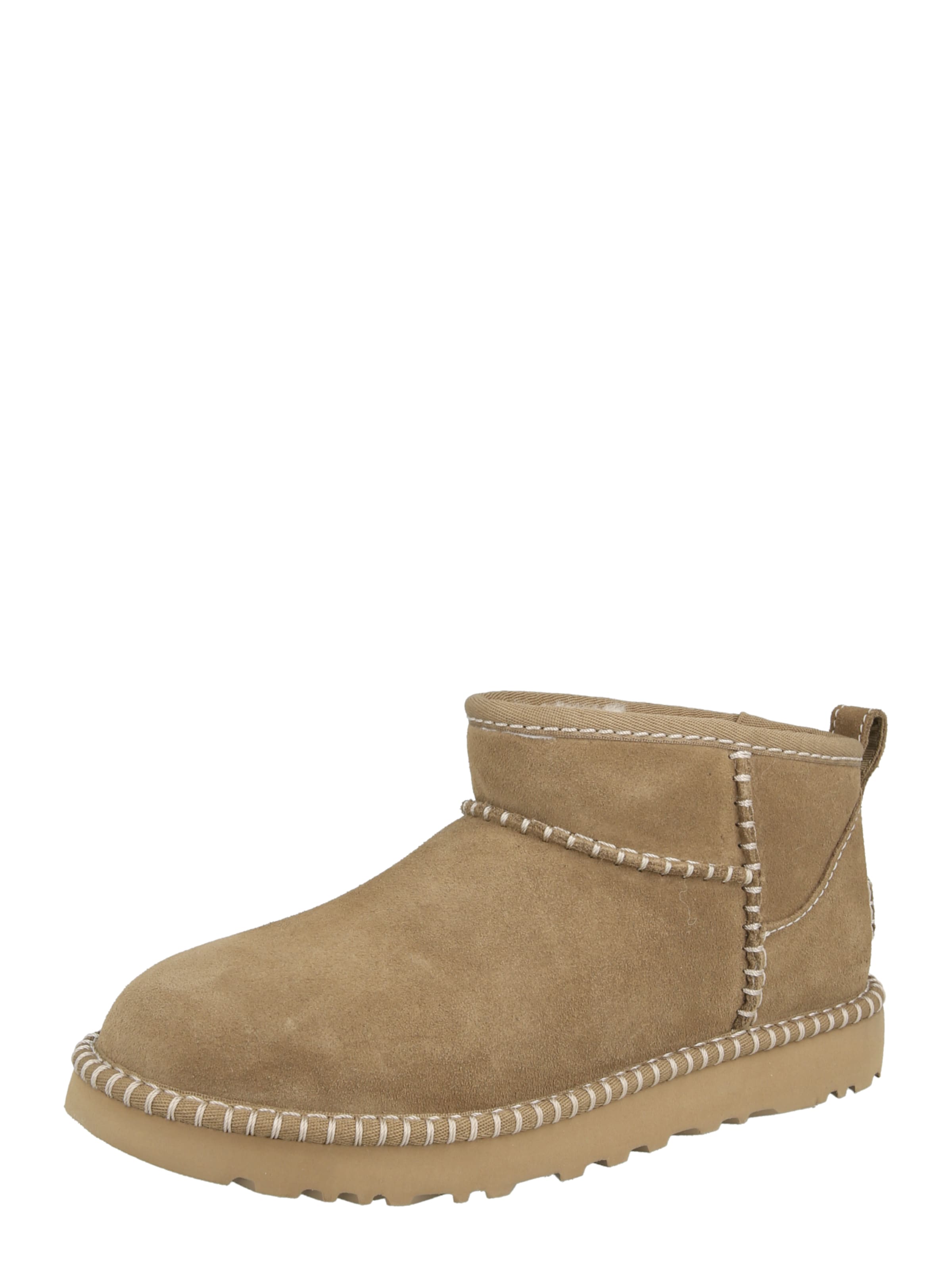 UGG Nízke čižmy 'Classic Ultra Mini Botanic' - Hnedá: predná strana