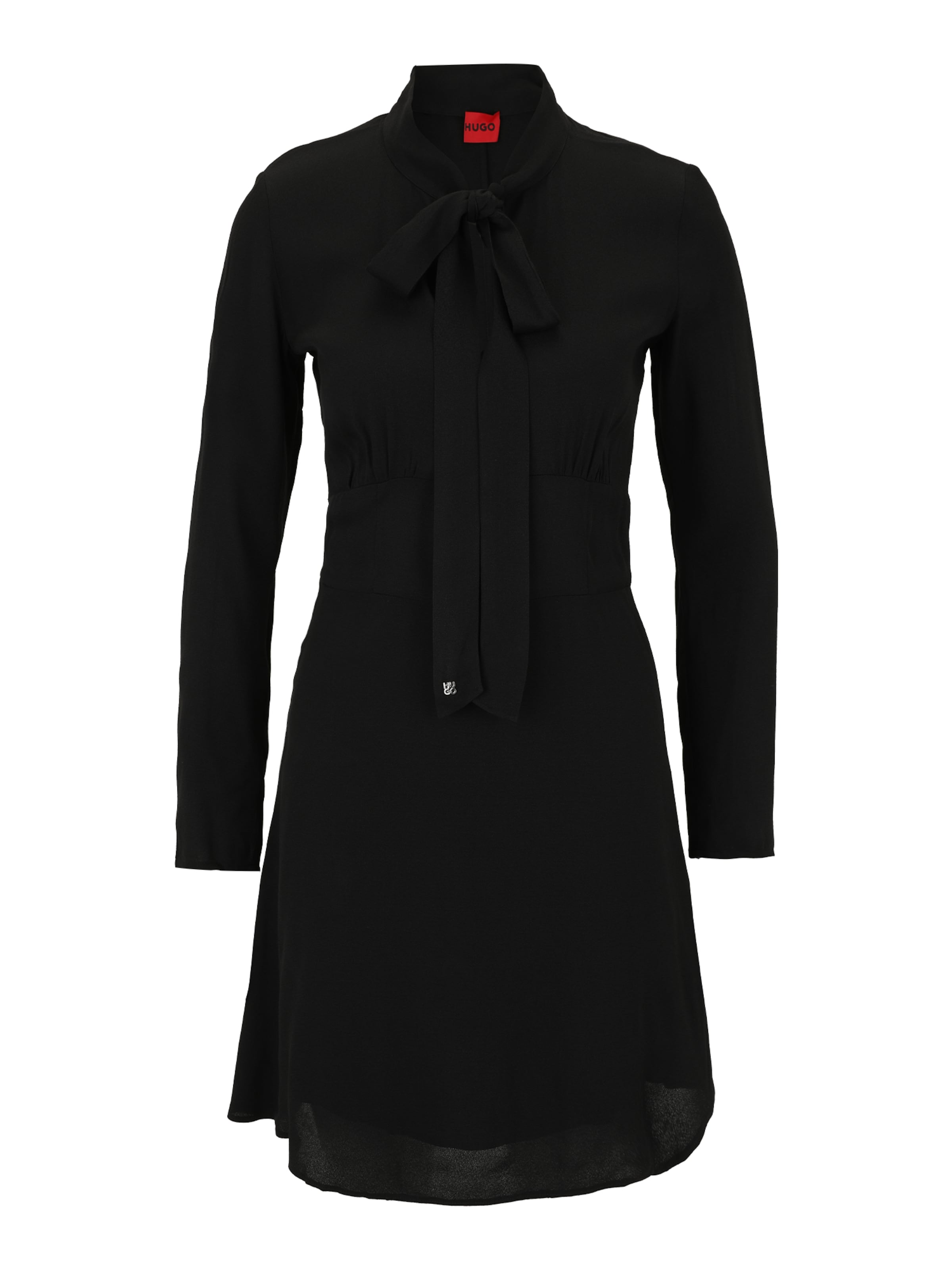 HUGO Jurk &#x27;Kinge-1&#x27; in Zwart: voorkant