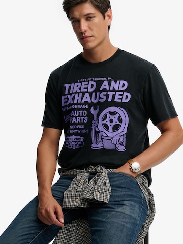 Superdry & Co Koszulka 'Local Business' w kolorze zielony