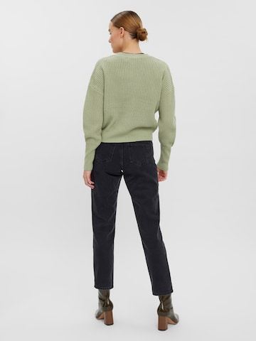 VERO MODA Knit Cardigan 'Lea' in Green